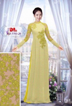 Vải hoạ tiết hoa văn 5593 AD 5593