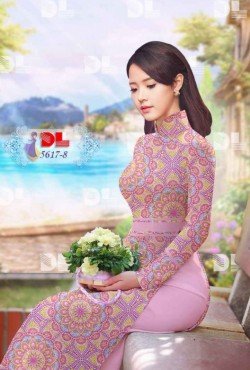 Vải hoạ tiết hoa văn 5617 AD 5617