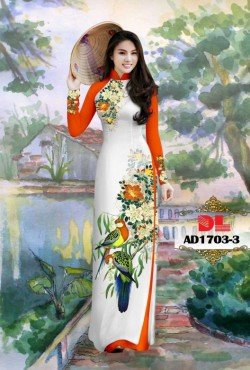 Vải áodài   hoa 1703 AD 1703