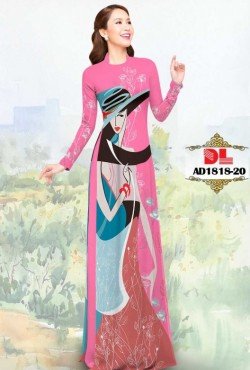 Vải áo dài hoạ tiết 1818 AD 1818