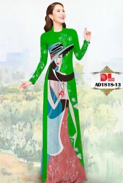 Vải áo dài hoạ tiết 1818 AD 1818