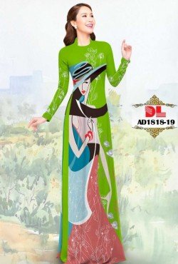 Vải áo dài hoạ tiết 1818 AD 1818