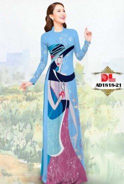 Vải áo dài hoạ tiết 1818 AD 1818