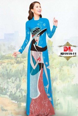 Vải áo dài hoạ tiết 1818 AD 1818